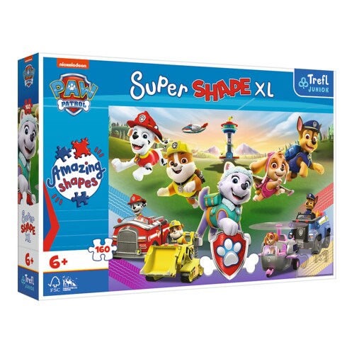 paw patrol junior super shapel puzzle