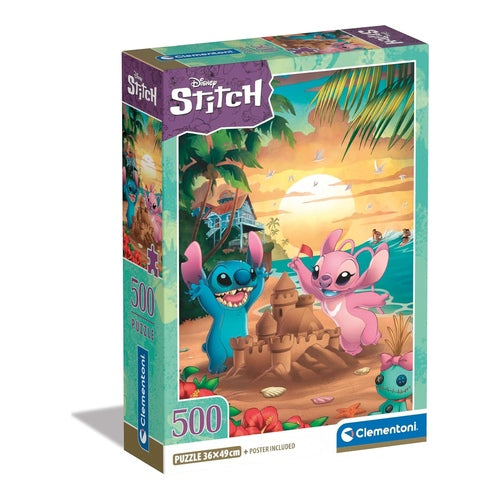 puzzle disney compact disney stitch