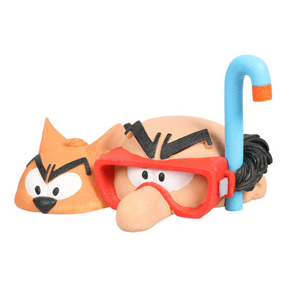 schluempfe gargamel azrael mit schnorchel figur