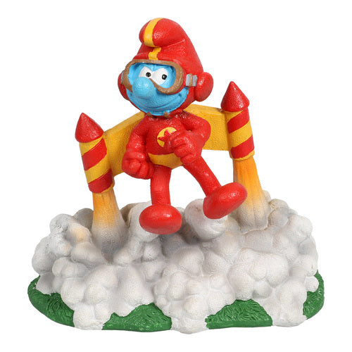 schlumpf mit jetpack figur