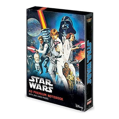 star wars eine neue hoffnung vhs a premium notizbuch