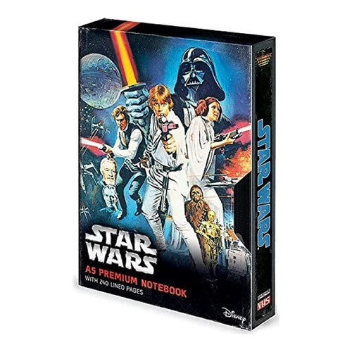 star wars eine neue hoffnung vhs a premium notizbuch