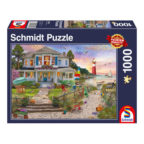 strandhaus puzzle tausend teile