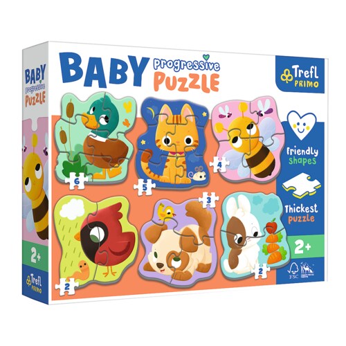 tiere primo baby puzzle in