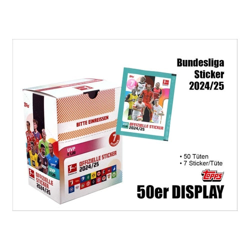 topps bundesliga sticker er display
