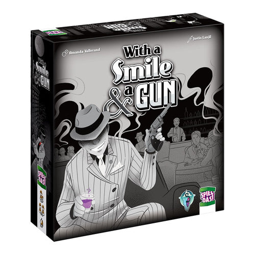 with a smile a gun brettspiel